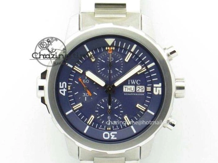 MIROTIME 0205 Versatile Aquatimer Chrono IW376803 V6F 1:1 Best Edition White Dial On SS Bracelet A 7359